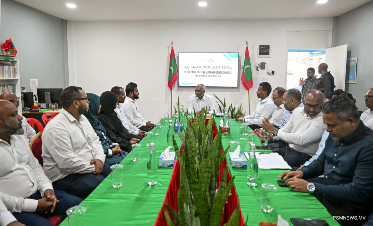 ރައީސުލްޖުމްހޫރިއްޔާ ޑރ. މުޙައްމަދު މުޢިއްޒު ށ. މާއުނގޫދޫއަށް ވަޑައިގަތުން