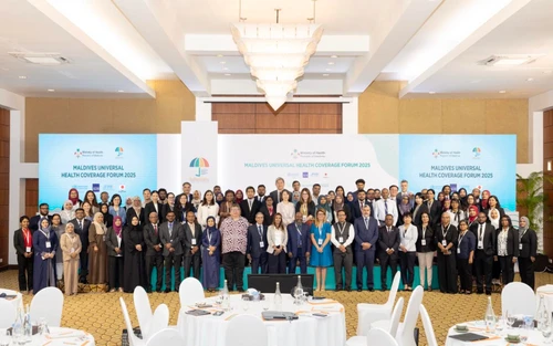 100 އަށްވުރެ ގިނަ ބައިވެރިންނާއެކު މޯލްޑިވްސް ނެޝަނަލް ޔުނިވާސަލް ހެލްތު ކަވަރޭޖް ފޯރަމް ފަށައިފި