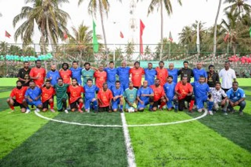 ރައީސުލްޖުމްހޫރިއްޔާ މަންދޫ ފުޓްސަލް ދަނޑު ހުޅުއްވާދެއްވުން